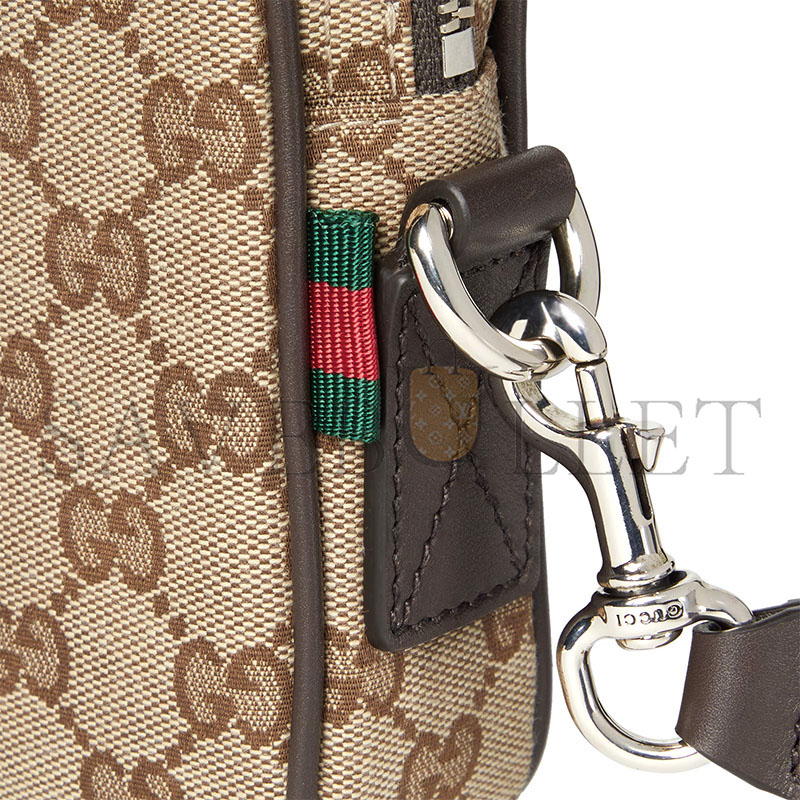 GUCCI GG CANVAS SMALL CROSSBODY BAG 834802 (23*15*5cm) GUCCI GG CANVAS SMALL CROSSBODY BAG 834802 (23*15*5cm)